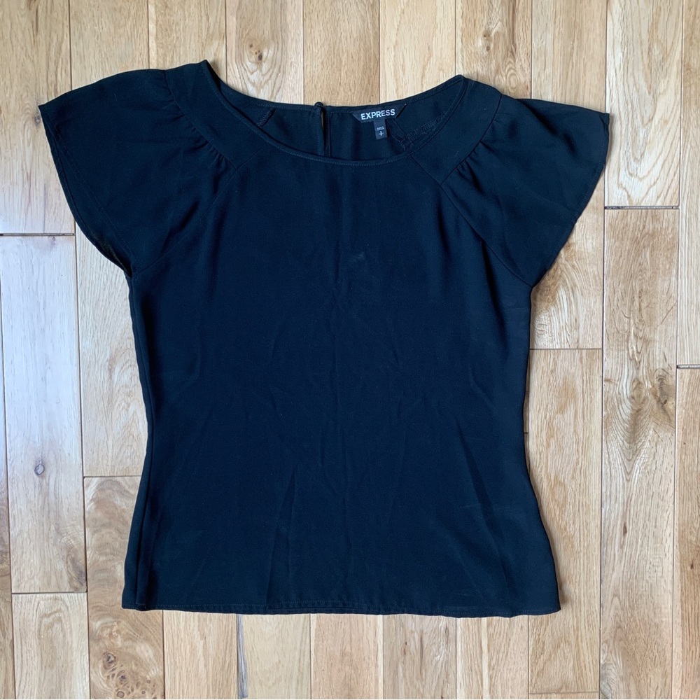 Express flutter sleeve top - Picture 1 of 4